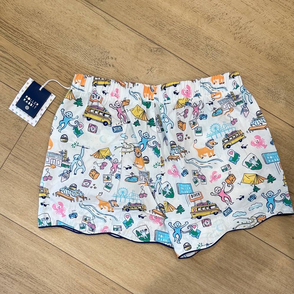 Roller Rabbit x target roadtrip poplin boxers size s